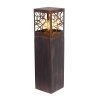 Brilliant WHITNEY pedestal light rust-coloured, 1-light source
