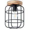 Brilliant GWEN Ceiling Light Light wood, black, 1-light source