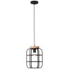 Brilliant GWEN Pendant Light Light wood, black, 1-light source
