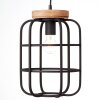 Brilliant GWEN Pendant Light Light wood, black, 1-light source