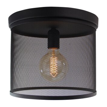 Brilliant TONNO Ceiling Light black, 1-light source