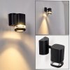 CORNEDA Outdoor Wall Light black, 1-light source