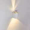 MORA Outdoor Wall Light LED white, 2-light sources