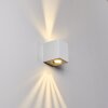 MORA Outdoor Wall Light LED white, 2-light sources