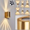 MORA Outdoor Wall Light LED brass, 2-light sources