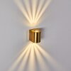 MORA Outdoor Wall Light LED brass, 2-light sources