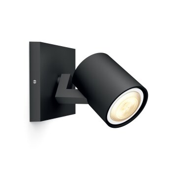 Philips HUE AMBIANCE WHITE RUNNER Single spotlight LED black, 1-light source