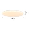 Steinhauer Stjerne Ceiling Light LED white, 1-light source, Remote control