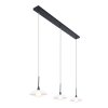 Steinhauer Tallerken Pendant Light LED matt nickel, 3-light sources