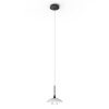 Steinhauer Tallerken Pendant Light LED black, 1-light source