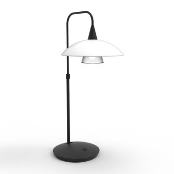 Steinhauer Tallerken Table lamp LED black, 6-light sources