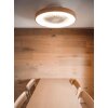 Mantra TIBET ceiling fan LED Dark wood, white, 1-light source, Remote control