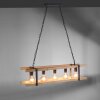 Leuchten Direkt EDITH Pendant Light Light wood, 5-light sources