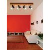 EGLO TOWNSHEND ceiling spotlight brown, black, 4-light sources