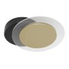 Steinhauer Lido Ceiling Light LED gold, black, 1-light source