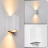 Boda Outdoor Wall Light white, 2-light sources