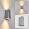 Boda Outdoor Wall Light grey, 2-light sources