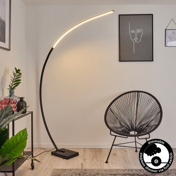 Tobillos Floor Lamp LED black, 1-light source