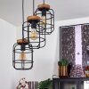 Husvik Pendant Light black, 3-light sources