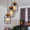 Husvik Pendant Light black, 3-light sources