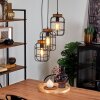 Husvik Pendant Light black, 3-light sources