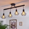Baripada Pendant Light black, 4-light sources