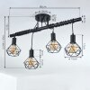 Baripada Pendant Light black, 4-light sources