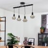 Baripada Pendant Light black, 4-light sources