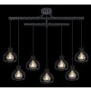 Globo CLASTRA Ceiling Light black, 7-light sources