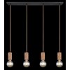 Globo FRIDA Pendant Light brown, black, 4-light sources