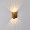 Benin Outdoor Wall Light LED brass, 1-light source