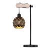Globo JODIE Table lamp Light wood, black, 1-light source