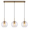 Globo ADARA Pendant Light brass, 3-light sources