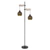 Globo JODIE Floor Lamp Light wood, black, 2-light sources