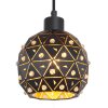 Globo JODIE Wall Light Light wood, black, 1-light source