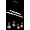 Globo HERMINE Pendant Light black, 4-light sources