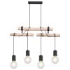 Globo HERMINE Pendant Light black, 4-light sources