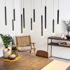 Porquera Pendant Light LED black, 11-light sources