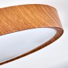 Nexo Ceiling Light LED Wood like finish, white, 1-light source