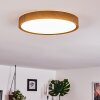 Nexo Ceiling Light LED Wood like finish, white, 1-light source
