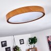 Nexo Ceiling Light LED Wood like finish, white, 1-light source