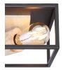 Globo HAGAR Ceiling Light Light wood, black, 1-light source