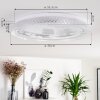 Feletto Ceiling Light LED white, 1-light source, Remote control