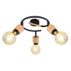 Globo JORNA Spotlight Light wood, black, 3-light sources