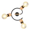 Globo JORNA Spotlight Light wood, black, 3-light sources