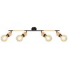 Globo JORNA Spotlight Light wood, black, 4-light sources