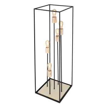 Globo HAGAR Floor Lamp black, 5-light sources