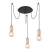 Globo JOSEBA Pendant Light black, 3-light sources