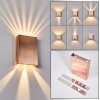 Benin Wall Light LED copper, 2-light sources