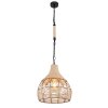 Globo HALIA Pendant Light brown, black, 1-light source